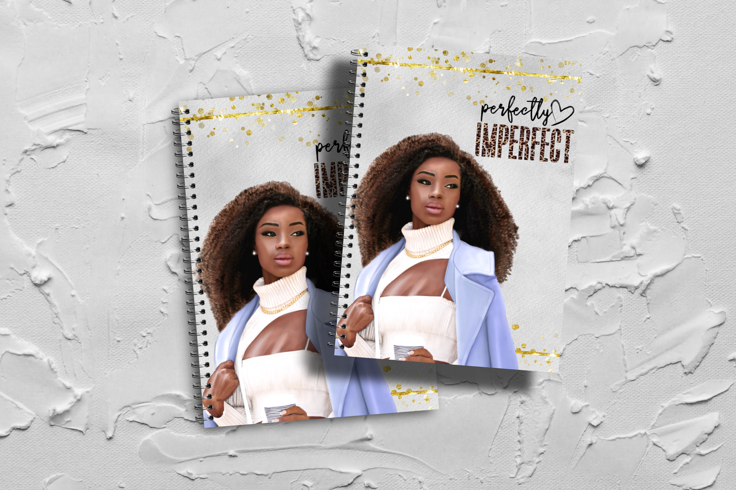 PERFECTLY IMPERFECT Spiral Notebook