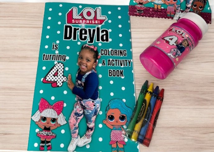 Coloring Book w/Crayon (12ct)