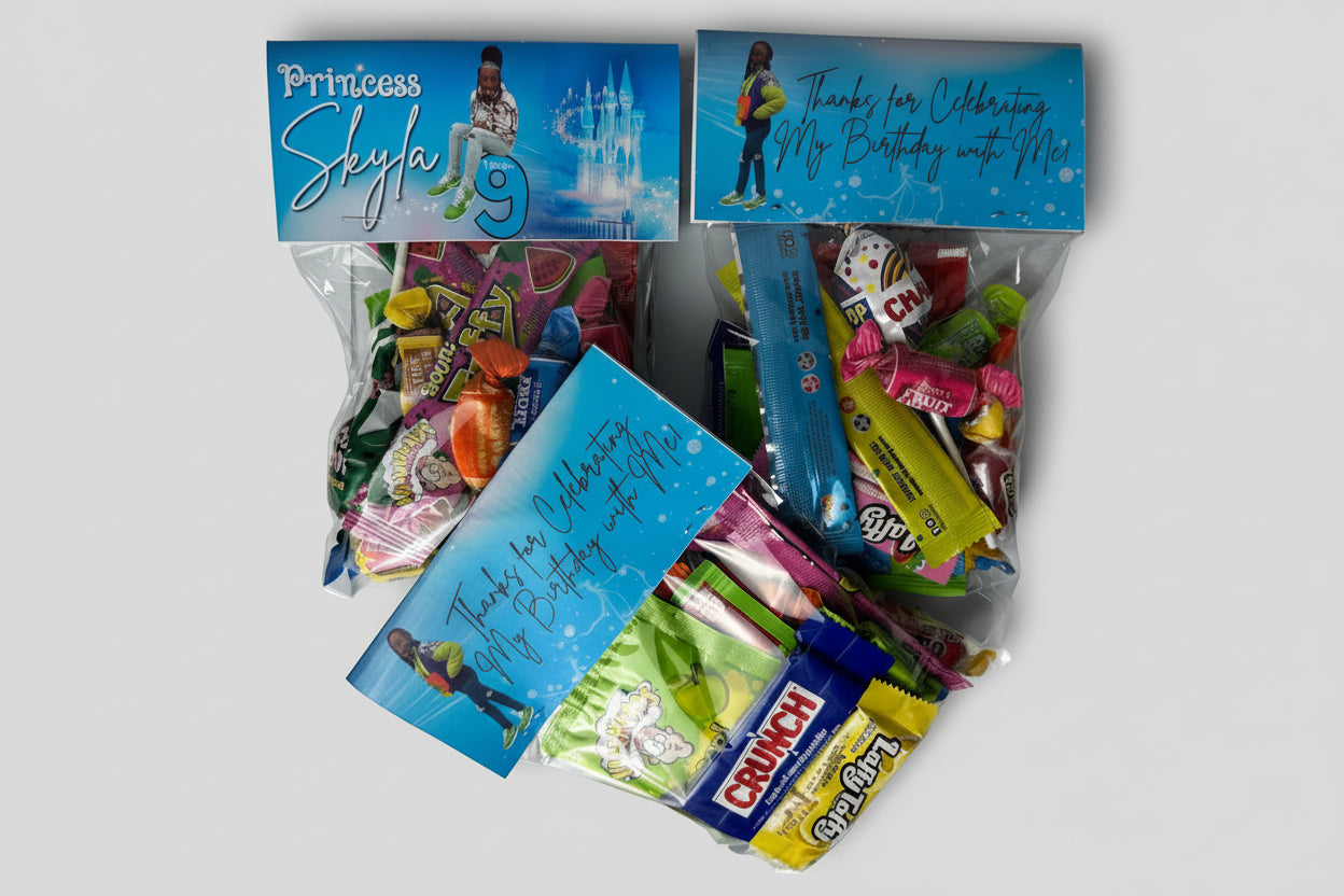 Favor Candy Bags w/Topper (12ct)