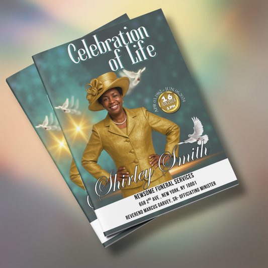 Funeral Program Design