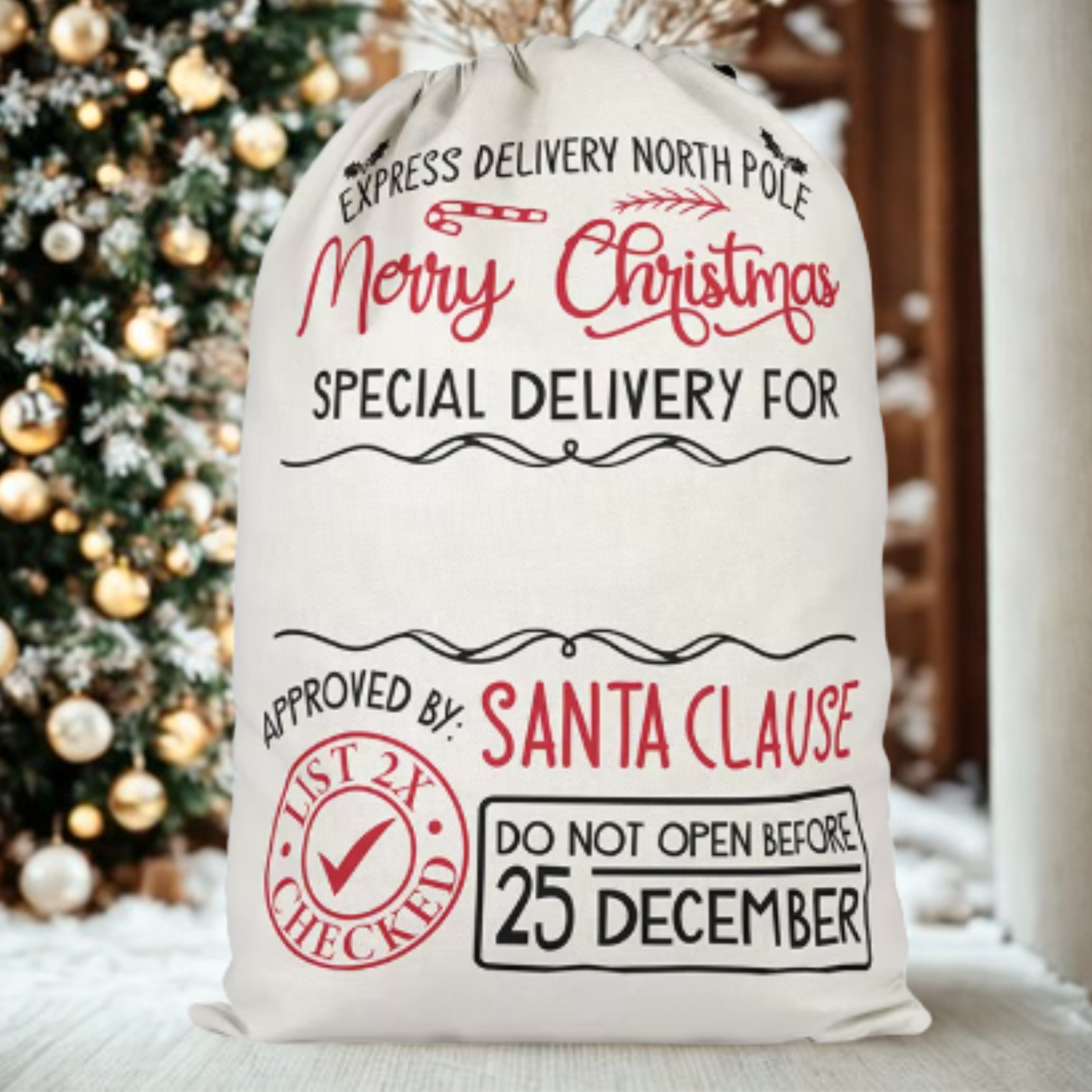 Personalized Santa Sacks