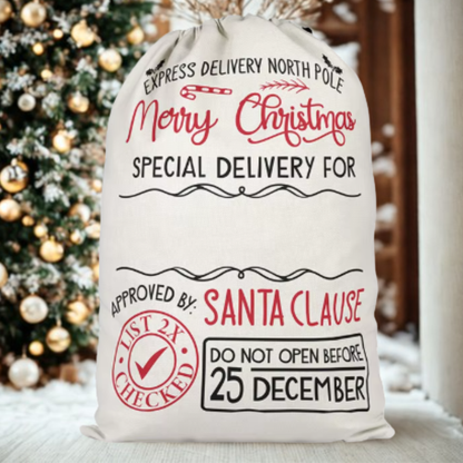 Personalized Santa Sacks