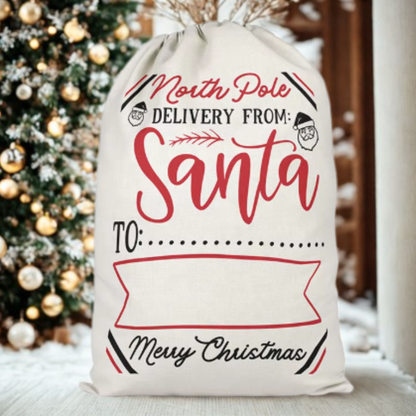 Personalized Santa Sacks