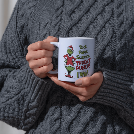 Rock Paper Scissors Mug