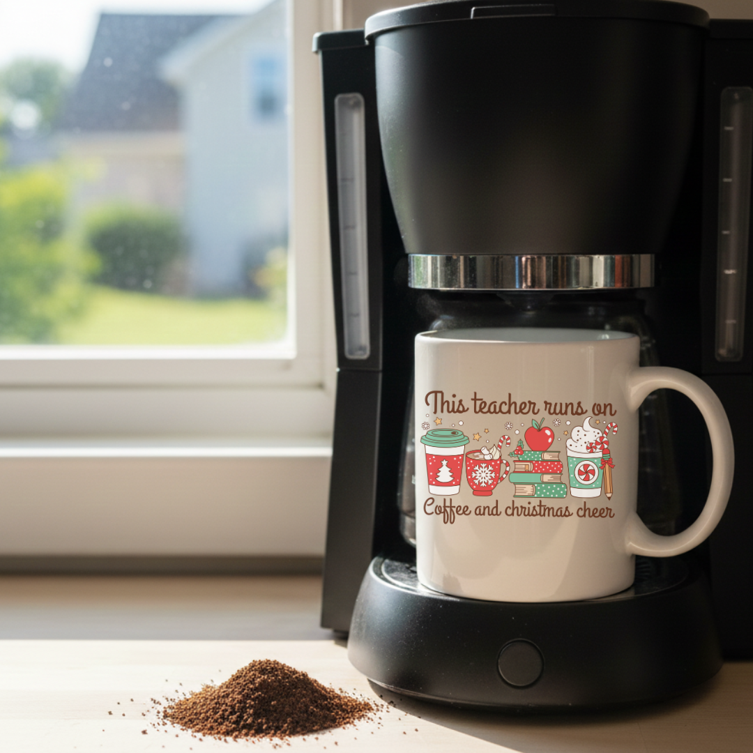 This Teacher Runs on Coffee and Christmas Cheer