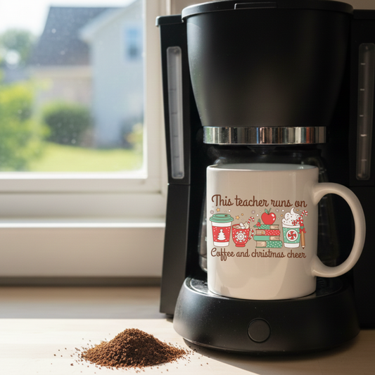 This Teacher Runs on Coffee and Christmas Cheer