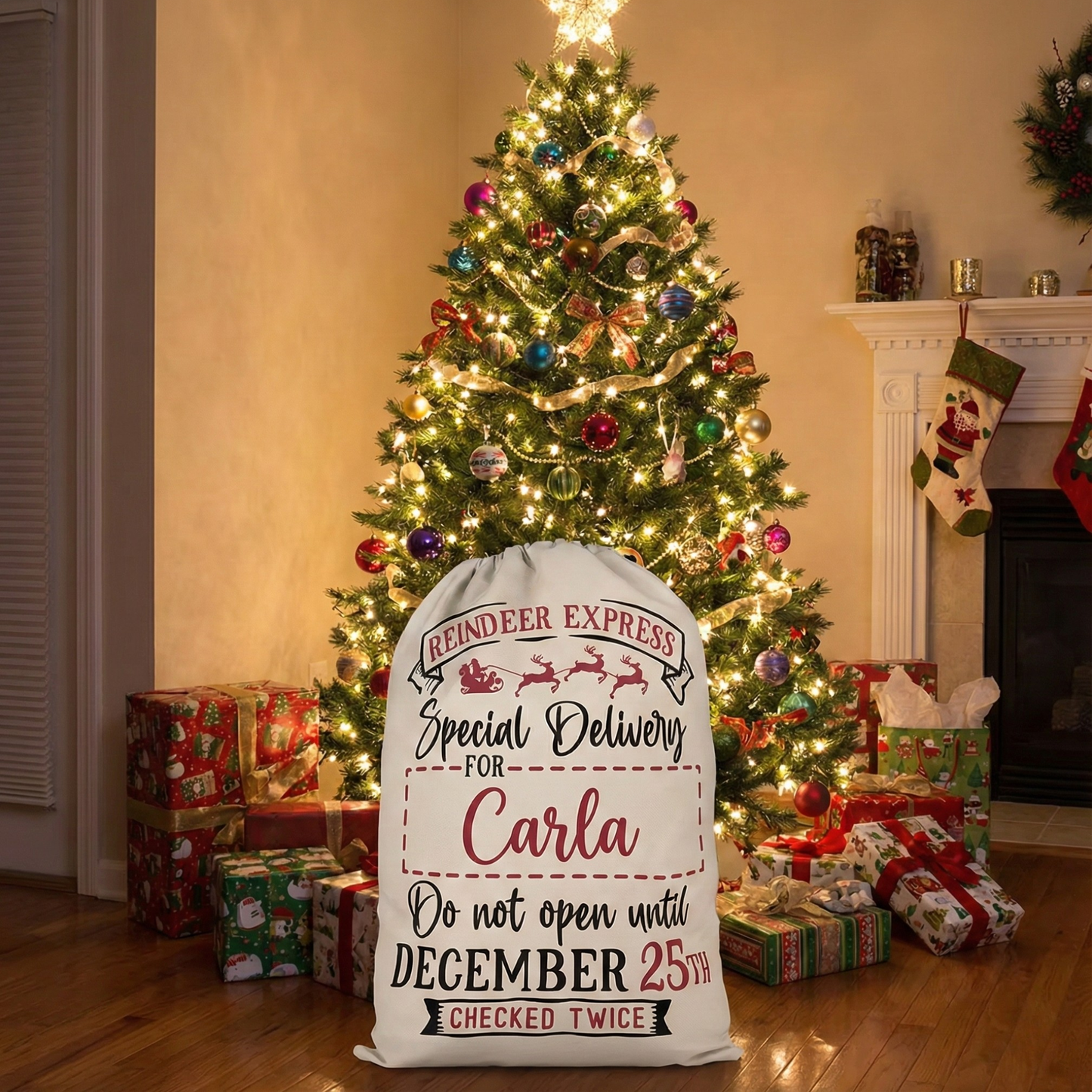 Personalized Santa Sacks