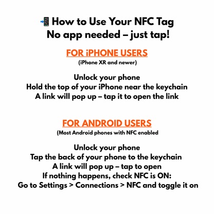 Emergency Contact Keychain