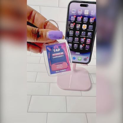 Emergency Contact Keychain